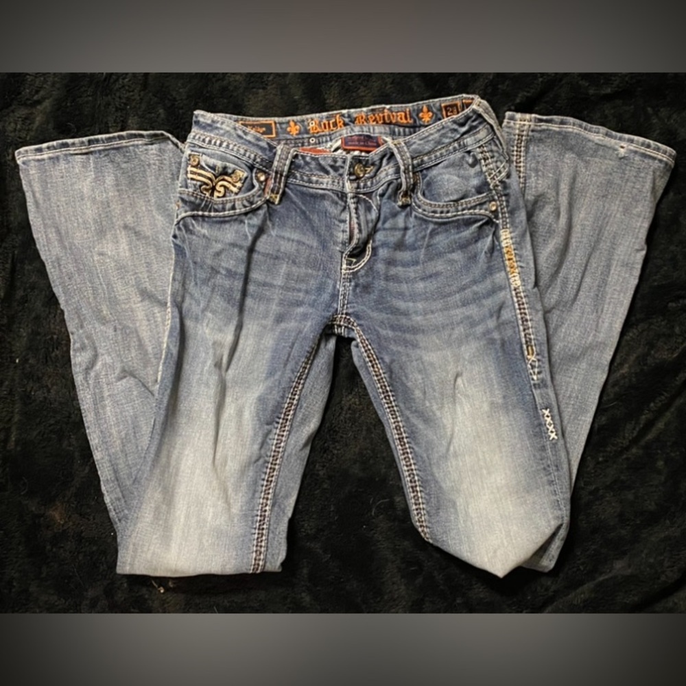 Rock Revival Light Blue Boot Cut Jeans